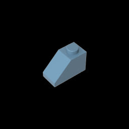 GDS-588 - Slope 45 Degrees 2 x 1 with Bottom Pin