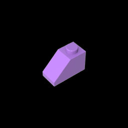 GDS-588 - Slope 45 Degrees 2 x 1 with Bottom Pin