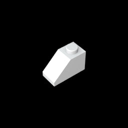 GDS-588 - Slope 45 Degrees 2 x 1 with Bottom Pin