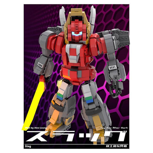 MOC- Transformers G1 Dinobots Slag