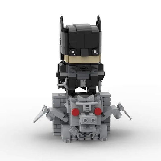MOC Custom Batman Brickheadz + Base