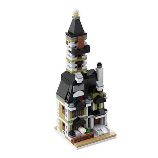 MOC-107172 Mini Modular 10273 Haunted House