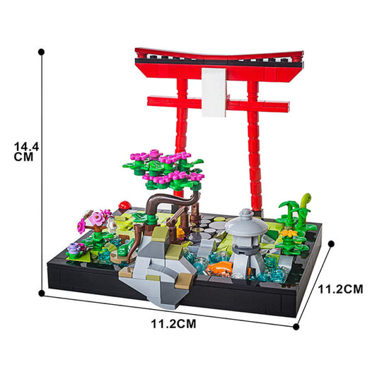 MOC-64508 Japanese garden for Brickheadz