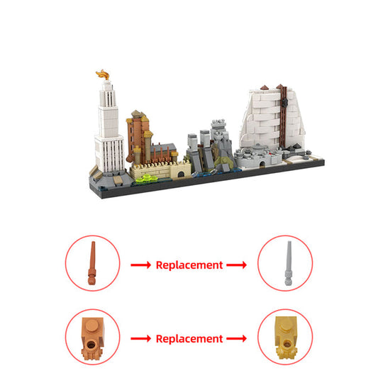 MOC-126439 Game of Thrones skyline