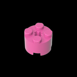 GDS-607 - Brick Round 2 x 2 with Axle Hole