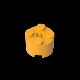 GDS-607 - Brick Round 2 x 2 with Axle Hole