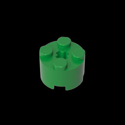 GDS-607 - Brick Round 2 x 2 with Axle Hole