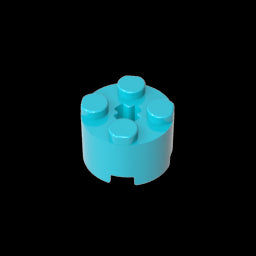 GDS-607 - Brick Round 2 x 2 with Axle Hole