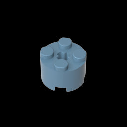 GDS-607 - Brick Round 2 x 2 with Axle Hole