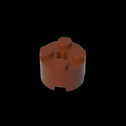 GDS-607 - Brick Round 2 x 2 with Axle Hole