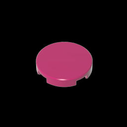 GDS-611 - Tile Round 2 x 2 with Bottom Stud Holder