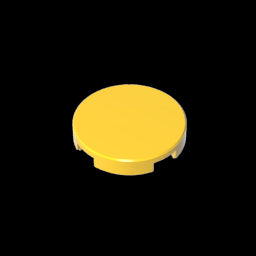 GDS-611 - Tile Round 2 x 2 with Bottom Stud Holder