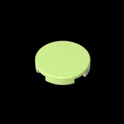 GDS-611 - Tile Round 2 x 2 with Bottom Stud Holder