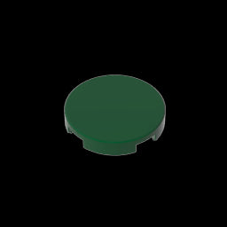 GDS-611 - Tile Round 2 x 2 with Bottom Stud Holder