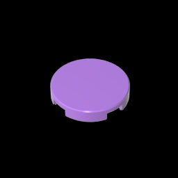 GDS-611 - Tile Round 2 x 2 with Bottom Stud Holder