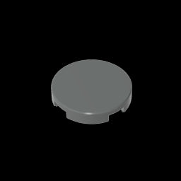 GDS-611 - Tile Round 2 x 2 with Bottom Stud Holder