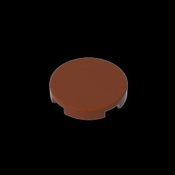 GDS-611 - Tile Round 2 x 2 with Bottom Stud Holder