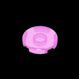 GDS-611 - Tile Round 2 x 2 with Bottom Stud Holder
