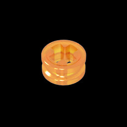 GDS-616 - Technic Bush 1/2 Smooth with Axle Hole Reduced
