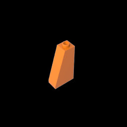 GDS-619 - Slope 75 Degrees 2 x 1 x 3 with Open Stud