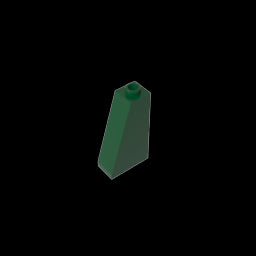 GDS-619 - Slope 75 Degrees 2 x 1 x 3 with Open Stud