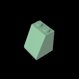 GDS-620 - Slope 65 Degrees 2 x 2 x 2 with Bottom Tube