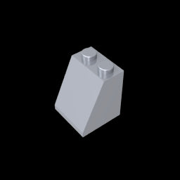 GDS-620 - Slope 65 Degrees 2 x 2 x 2 with Bottom Tube
