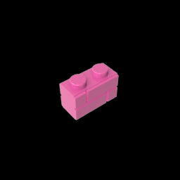 GDS-631 - Brick Special 1 x 2 with Masonry Brick Profile
