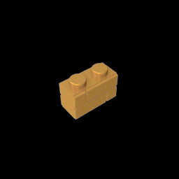 GDS-631 - Brick Special 1 x 2 with Masonry Brick Profile