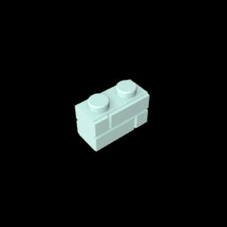 GDS-631 - Brick Special 1 x 2 with Masonry Brick Profile