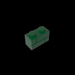 GDS-631 - Brick Special 1 x 2 with Masonry Brick Profile