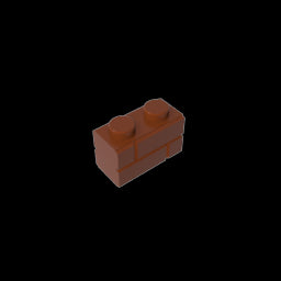 GDS-631 - Brick Special 1 x 2 with Masonry Brick Profile