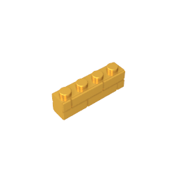 GDS-632 - Brick Special 1 x 4 with Masonry Brick Profile