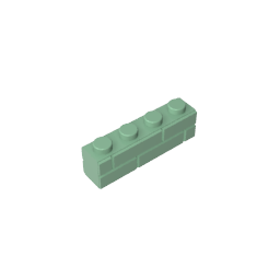 GDS-632 - Brick Special 1 x 4 with Masonry Brick Profile