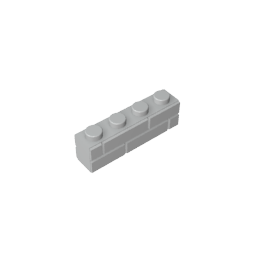 GDS-632 - Brick Special 1 x 4 with Masonry Brick Profile