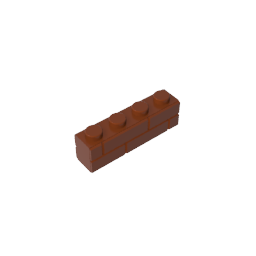 GDS-632 - Brick Special 1 x 4 with Masonry Brick Profile