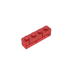 GDS-632 - Brick Special 1 x 4 with Masonry Brick Profile