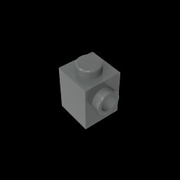 GDS-635 - Brick Special 1 x 1 with Stud on 1 Side