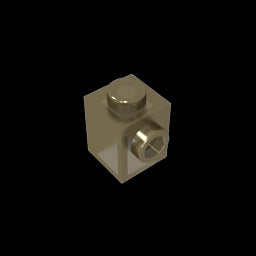GDS-635 - Brick Special 1 x 1 with Stud on 1 Side