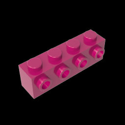 GDS-637 - Brick Special 1 x 4 with 4 Studs on One Side