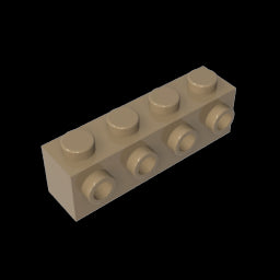 GDS-637 - Brick Special 1 x 4 with 4 Studs on One Side