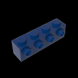 GDS-637 - Brick Special 1 x 4 with 4 Studs on One Side