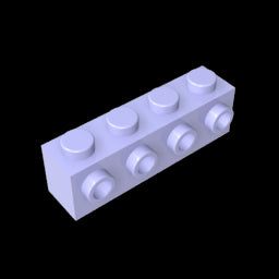 GDS-637 - Brick Special 1 x 4 with 4 Studs on One Side