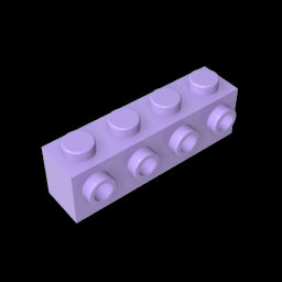 GDS-637 - Brick Special 1 x 4 with 4 Studs on One Side