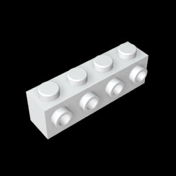 GDS-637 - Brick Special 1 x 4 with 4 Studs on One Side