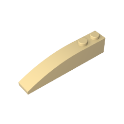 GDS-655 - Brick Curved 6 x 1