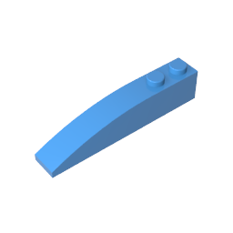 GDS-655 - Brick Curved 6 x 1