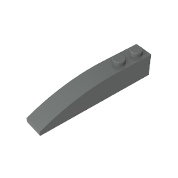 GDS-655 - Brick Curved 6 x 1