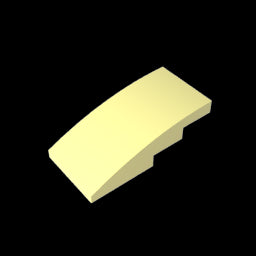 GDS-660 - Slope Curved 4 x 2 No Studs