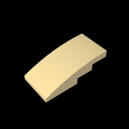 GDS-660 - Slope Curved 4 x 2 No Studs